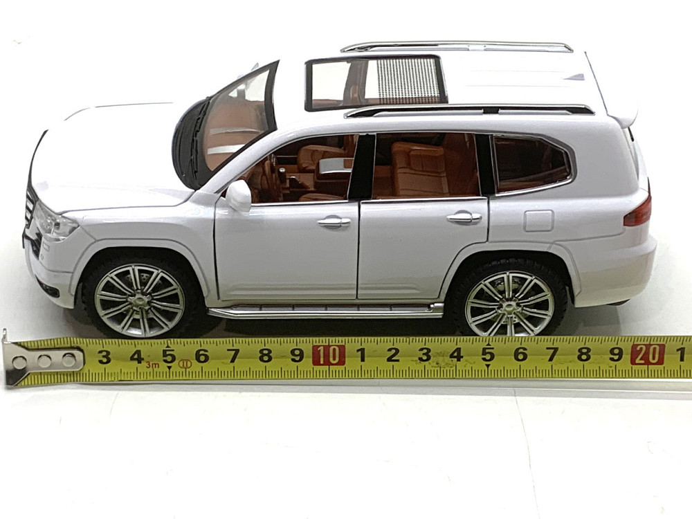 Машина Автосвіт Toyota Land Cruiser 30 інерційна відчиняються двері капот багажник 20см Білий (AP-2033) Чернігів - фото 3
