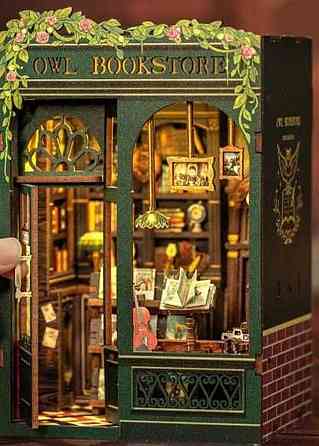 Румбокс книжный магазин совы, интерьерный конструктор своими руками. Харьков