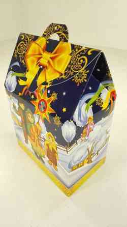 Новорічна коробка для цукерок (400 гм) No228с "Коляда" (1 шт.) Харків