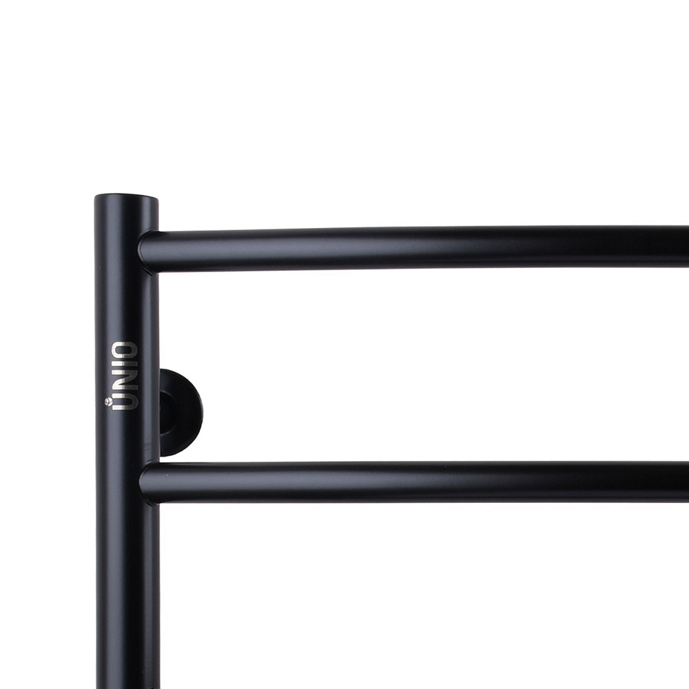 Рушникосушарка UNIO LD W 500-500-5 BLK Драбинка Дуга вода чорна Киев - изображение 4