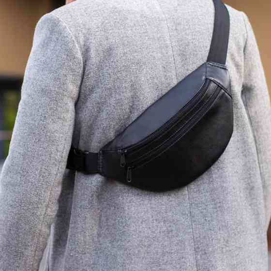 Стильная поясная сумка для города, Женская мужская бананка, Качественная бананка мужская NE-84 Ивано-Франковск