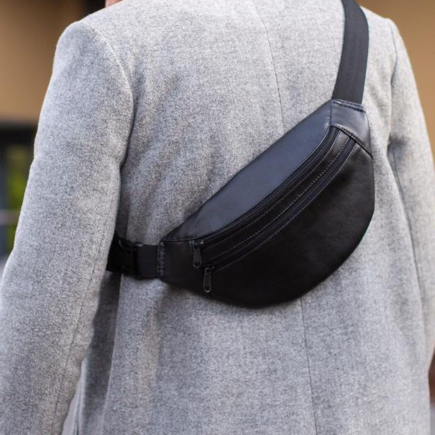 Стильная поясная сумка для города, Женская мужская бананка, Качественная бананка мужская NE-84 Ивано-Франковск - изображение 1