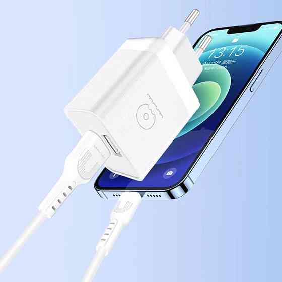 Сетевое зарядное устройство с кабелем WUW-T92 2USB/2.4A set type-c Одесса