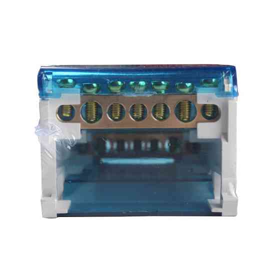 Шина нулевая в корпусе (кросс-модуль) 4х7, 125A Днепр