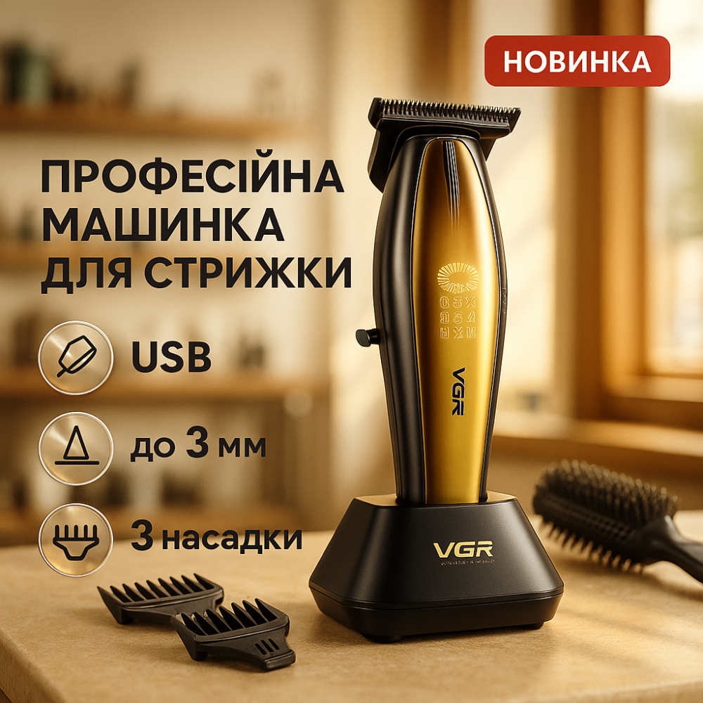 Универсальный тример для стрижки и бритья, Триммер для стрижки волос с хорошей автономностью JX-43 Львов - изображение 18