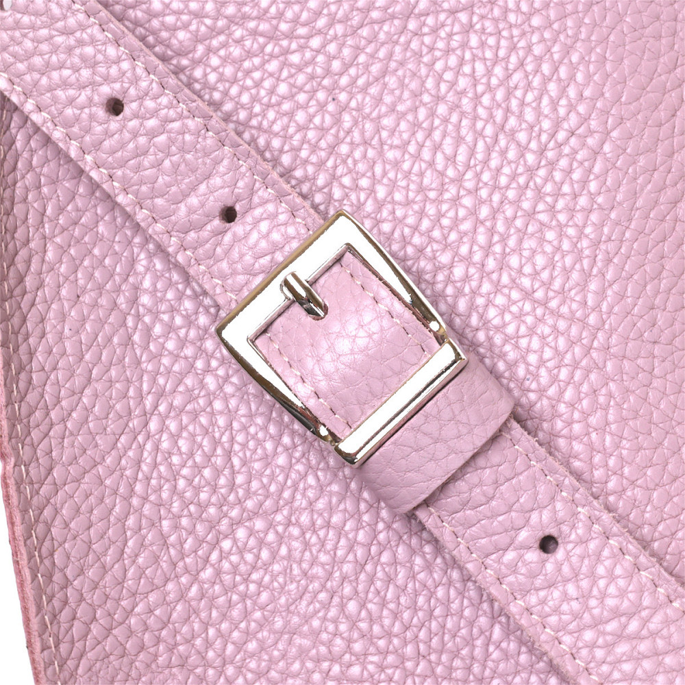 Шкіряна практична жіноча бананка Shvigel 16376 Ліловий. Київ - фото 7