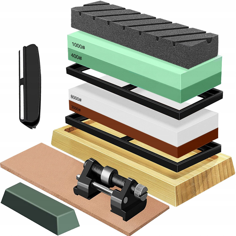 Професійний Набір для заточування ножів 2 камені з аксесуарами Ruhhy (23763) Нововолинськ - фото 1