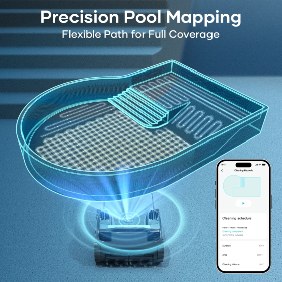 Робот пылесос для бассейна гусеничный. аккумуляторный AIPER Scuba X1 PRO MAX (дно. стены. ватерлиния. водная поверхность) до 300 м Киев