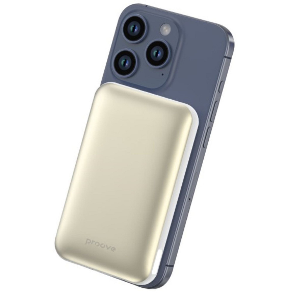 Універсальна мобільна батарея Proove Vibe Energy Plus 22.5 W 10000 mAh White/Gold (PBVE15012202) ( 14887 ) Харків - фото 2
