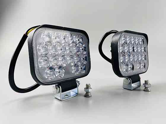 Фара LED прямокутна 48W ближний + дальній, фара 21 led діодів 6500K, додаткова фара авто Мукачево