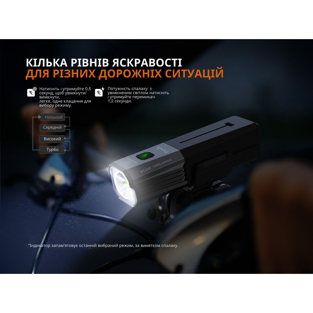 Велофара Fenix BC22R Київ - фото 13