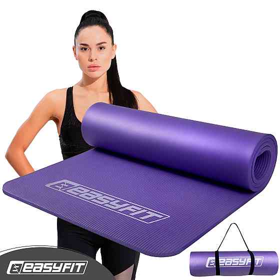 EasyFit Килимок для фітнесу та йоги EasyFit NBR 10 мм Фіолетовий Коломыя