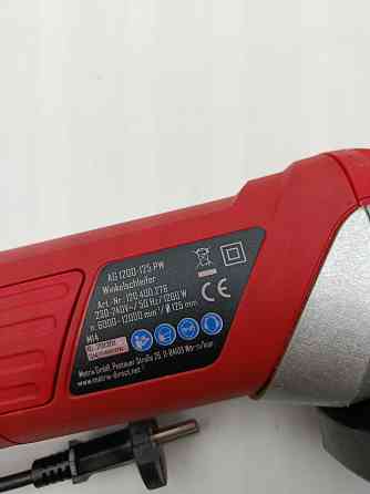 Кутова шліфувальна машинка Matrix AG 1200-125 PW (Б клас) Луцк