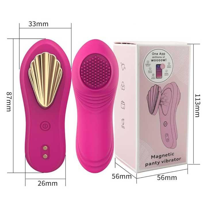 Смарт-вибратор в трусики Love Spouse Magnetic фуксия Винница - изображение 3