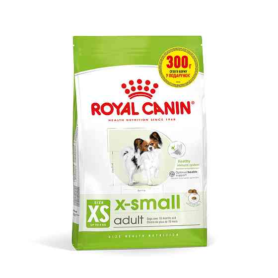 Корм для дорослих собак ROYAL CANIN XSMALL ADULT 1.2 кг + 300 г у подарунок Київ