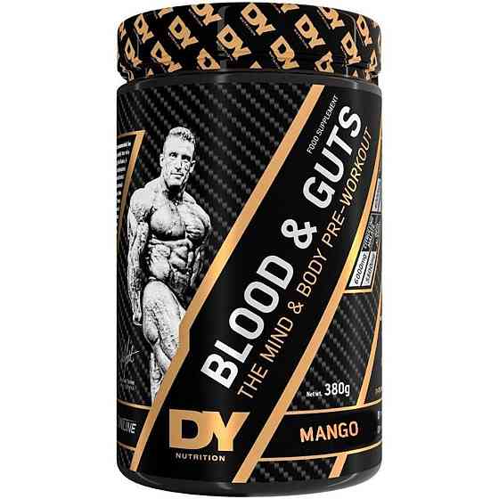 Предтренировочный комплекс Dorian Yates Blood and Guts 380g (Mango) Луцк