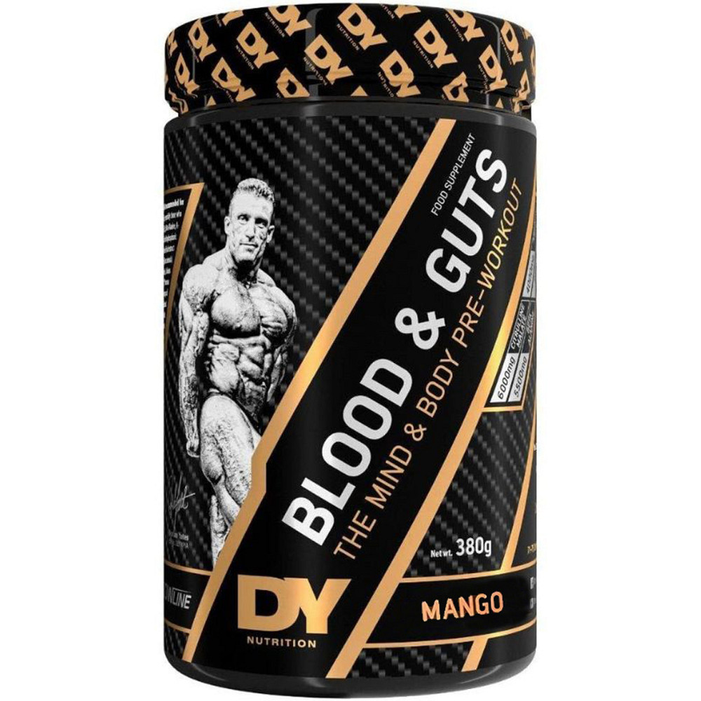 Передтренувальний комплекс Dorian Yates Blood and Guts 380g (Mango) Луцьк - фото 1