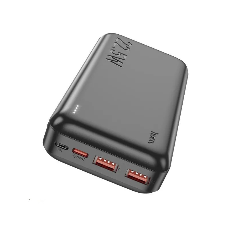 Зовнішній акумулятор HOCO J101A Astute 22.5W fully compatible power bank 20000mAh Black Київ - фото 4