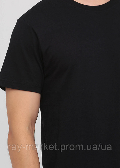 Футболка черная мужская с коротким рукавом Stedman CLASSIC-T Киев - изображение 3