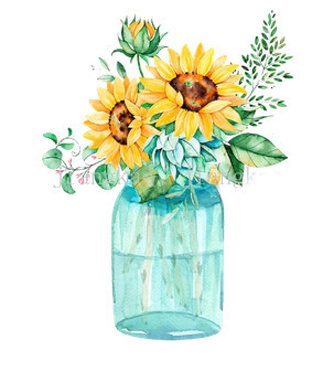 Термонаклейка для одягу Соняшники Київ - фото 1