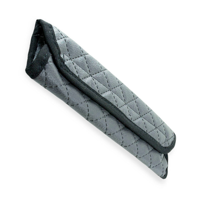 Чехол безопасности l кожзам серый, тисненый ремня Мукачево - изображение 1