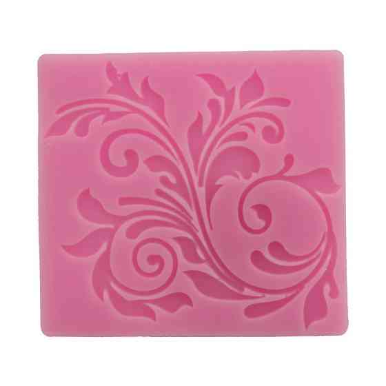 Молд силиконовый растения 59 на 55 мм розовый Киев