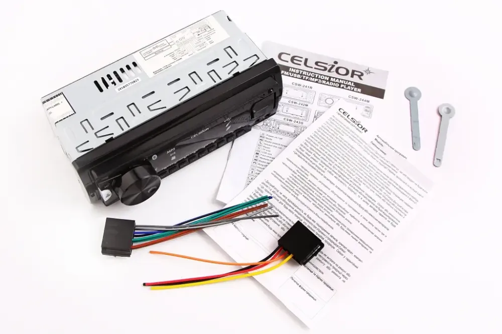 Автомагнітола «Celsior» CSW-245B Sea color BT/USB+USB Charge/MicroSD/ISO/дод. розєм (без радіат.) Вінниця - фото 3