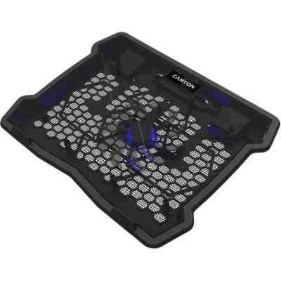 Підставка до ноутбука Canyon NS02, 10-15.6 laptop, single fan with 2x2.0 USB hub (CNE-HNS02) Вінниця