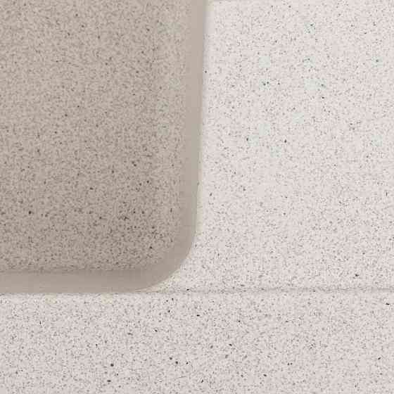 VALESO Гранітна мийка для кухні VALESO ZIRKONE 6250 матова Біла в крапку Киев