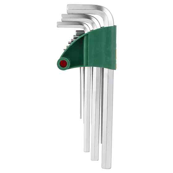 Ключи шестигранные 9шт 1.5-10мм CrV (средние) GRAD (4022085) Ровно