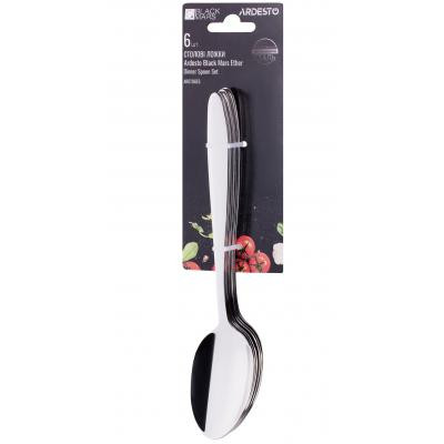 Столова ложка Ardesto Black Mars Ether 6 предметів (AR0706ES) Вінниця - фото 1