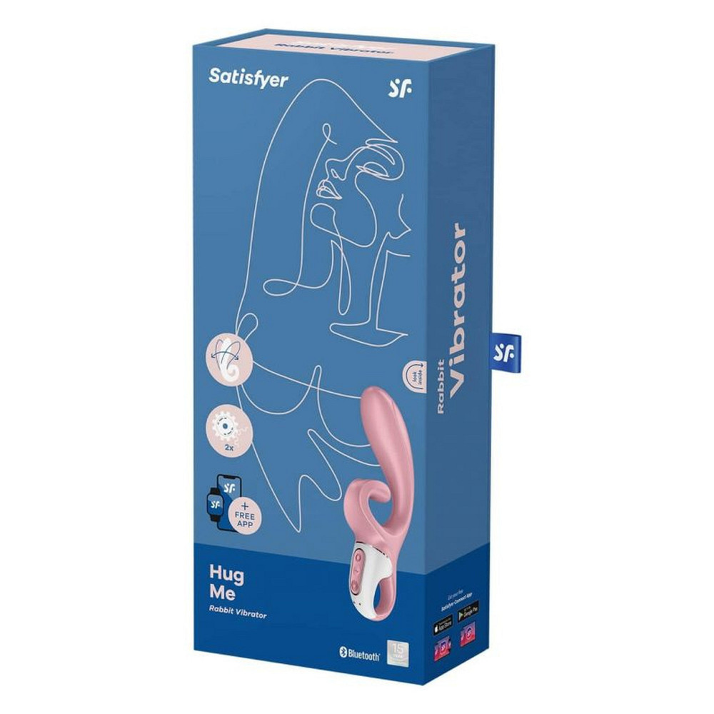 Вибратор-кролик Satisfyer Hug Me с подключением к приложению, розовый Sex Aura Киев - изображение 6