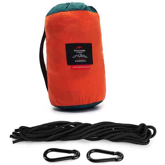 Гамак одномісний Naturehike Single Super light NH17D012-C, 340T polyester, помаранчевий Київ