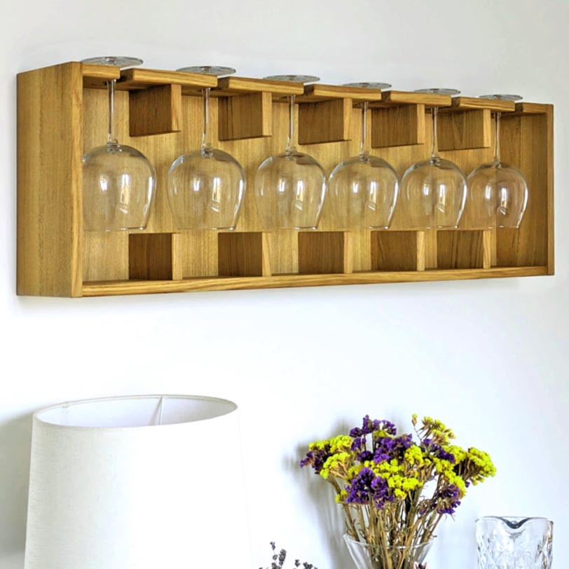 Полиця для келихів "Роулі" сієна Миколаїв - фото 1