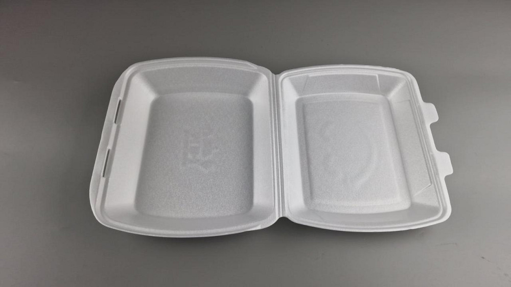 Ланчбокс зі спіненого полістиролу з кришкою (390*242*74) білий МВ-1 (150 шт.) Харків - фото 3