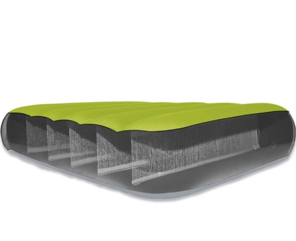 Матрац надувний одномісний велюровий Intex з електронасосом USB та сумкою 76x191x17 см Зелений (64097) Чернігів - фото 7