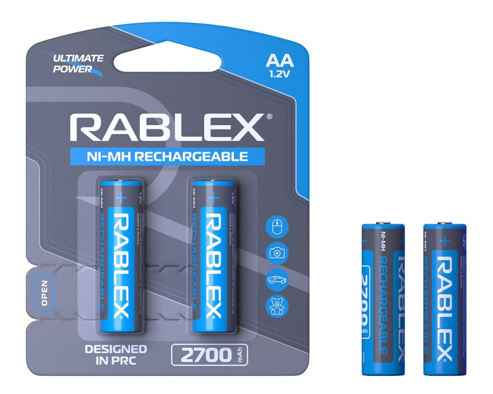 Акумулятор Rablex HR6/AA Ni-MH 2700mAh 1.2V 1 шт. Дніпро - фото 1