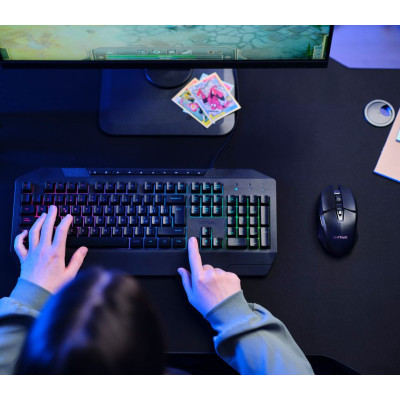 Мышка Trust GXT 110 Felox RGB Wireless Black (25037) Винница - изображение 10