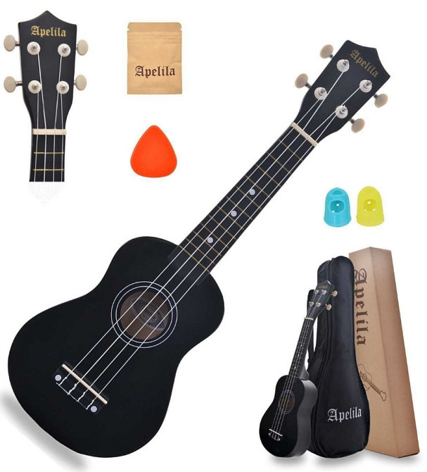 Укулеле сопрано (гавайская гитара) APELILA (Комплект). Харьков - изображение 7