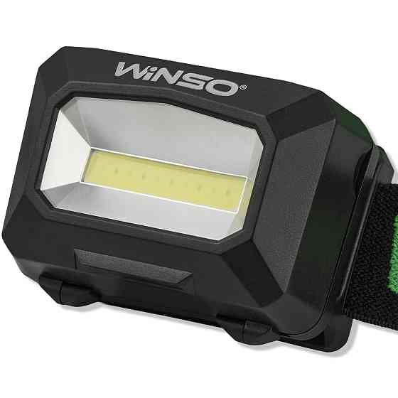 Фонарь налобный Winso 100Lm, 3W COB, 3xAAA, белый/красный Львов