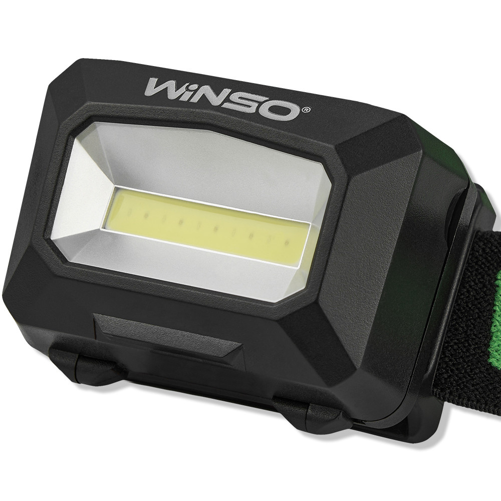 Фонарь налобный Winso 100Lm, 3W COB, 3xAAA, белый/красный Львов - изображение 3