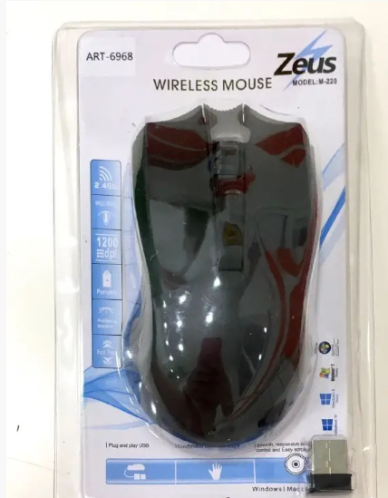 Мишка безпровідна Zeus M-220 6968 мк Одеса - фото 1