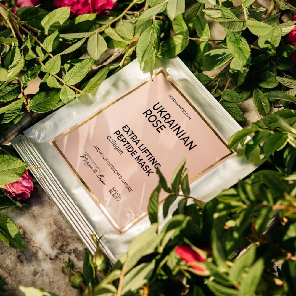 Маска с коллагеном экстра лифтинговая на пептидной основе Ukrainian Rose 30 г Киев - изображение 7