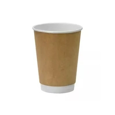 Стакани одноразові Romus паперові двостінні 180 мл 30 шт. Євро Крафт+білий (R18030772) Вінниця - фото 1