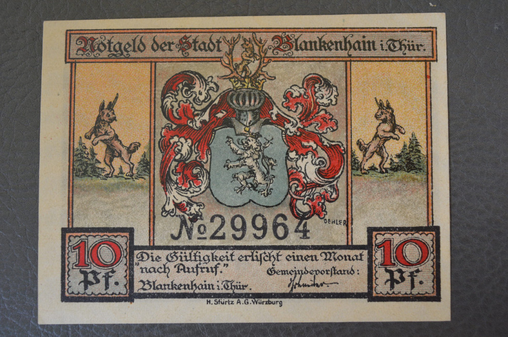 Німеччина Нотгельд 10 Pf 19..р.( 9) Полтава - фото 1