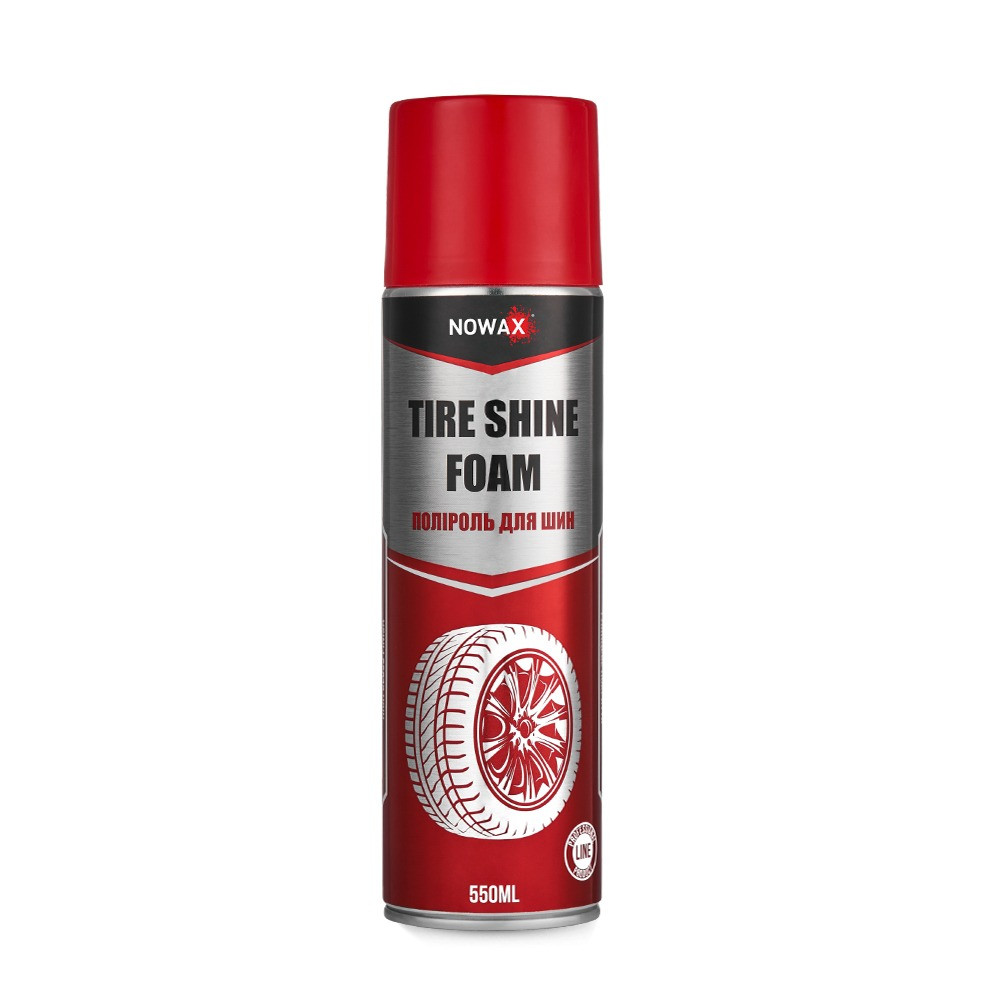 Поліроль для шин Nowax Tire Shine Foam, 550мл Львів - фото 1