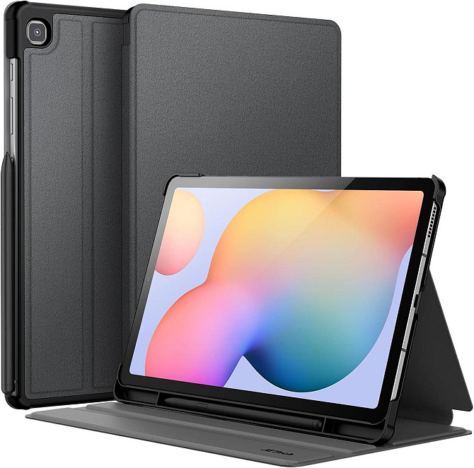 Протиударний чохол-книжка на Samsung Galaxy Tab S6 Lite 10.4'' P610 / P615 - чорний Дніпро - фото 1