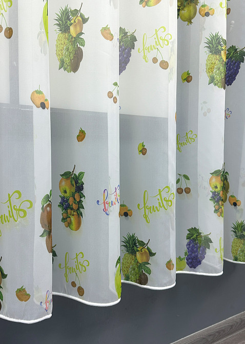 Кухонная арка VR-Textil № 1754т шифон разноцветный 300х170 см (53-0057) Киев - изображение 6