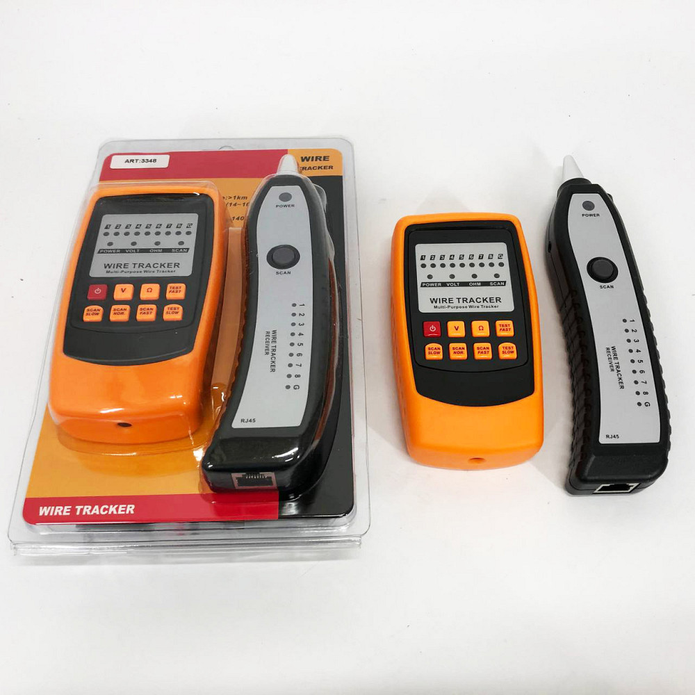 Кабельний LAN тестер трасошукач Веnеtесh GМ 6О з роз'ємами RJ-11 і RJ-45 шукач дротів індикатор проводки WU-83 Київ - фото 10