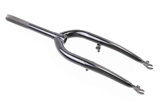 Вилка 20" з різьбою 1" (25,4мм), шток 200мм, V-brake, чорна Київ